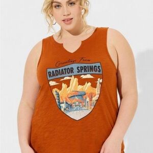 NWT Disney’s ￼ radiator springs cars tank top